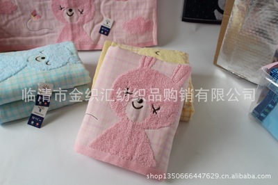金號正品純棉可愛兔無捻紗雙層紗布浴巾3572 批發優勢與產品解析